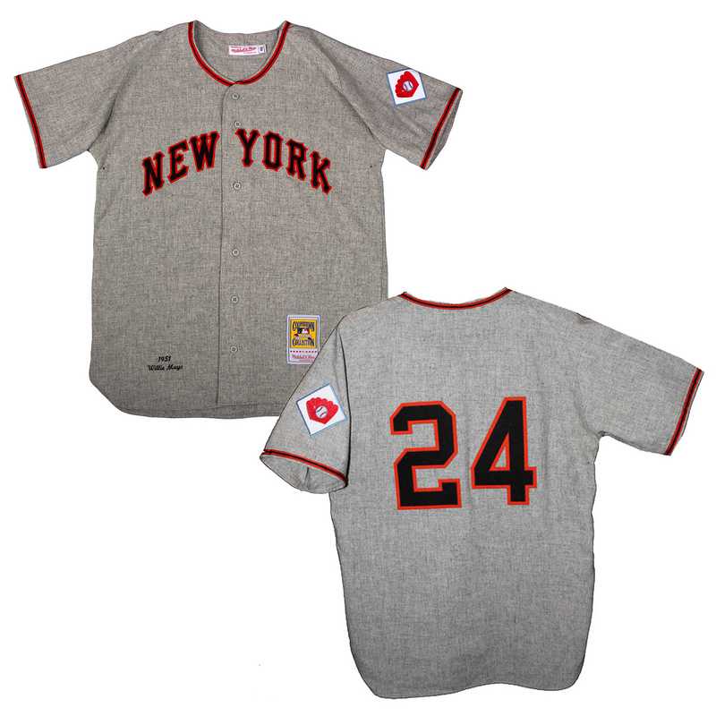 San Francisco Giants #24 Willie Mays Mitchell And Ness 1951 Gray Throwback Stitched Jersey JiaSu,We sell and wholesale San Francisco Giants #24 Willie Mays Mitchell And Ness 1951 Gray Throwback Stitched Jersey JiaSu on line form chian!